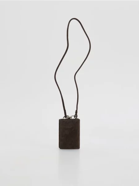 Кожаный кошелек Reserved коричневый