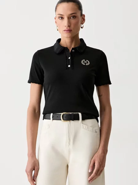 Morgan polo majica za žene DFESTON crna