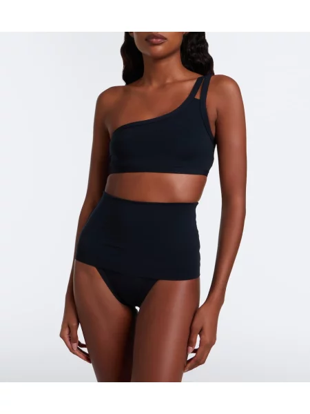 Bikini Eres cu talie înaltă negru