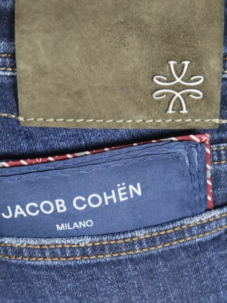 Blugi Jacob Cohën cu 5 buzunare albastru