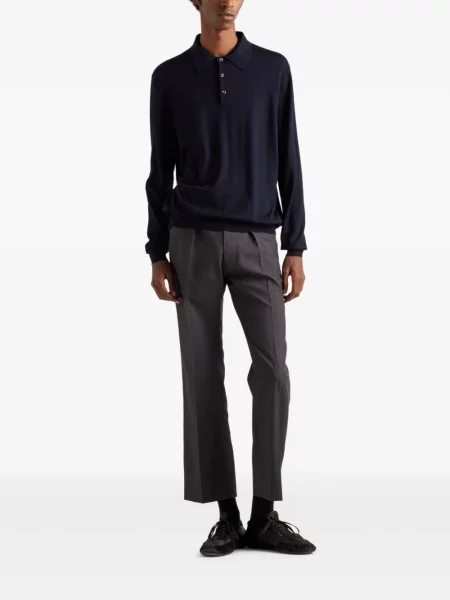 Tricou polo Prada albastru