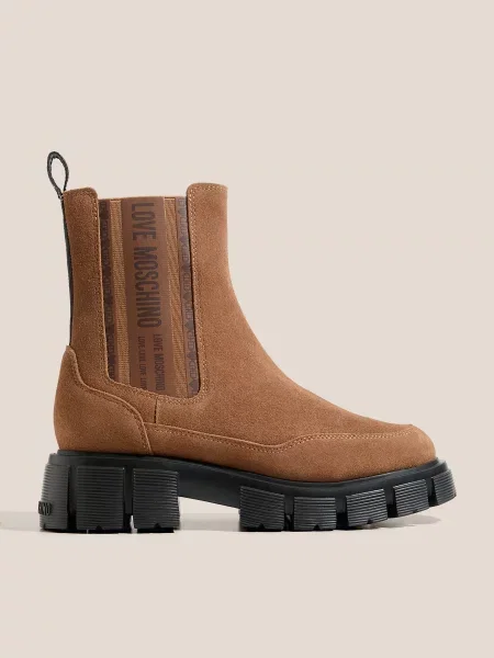 Ботинки челси Moschino коричневые