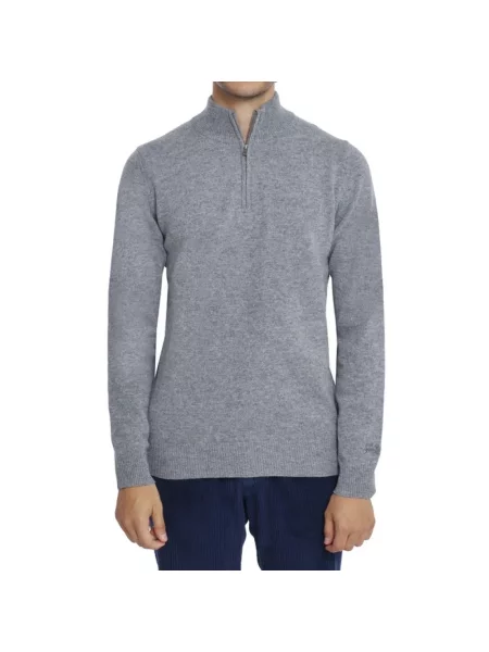 Sweter Mc2 Saint Barth wełniany szary