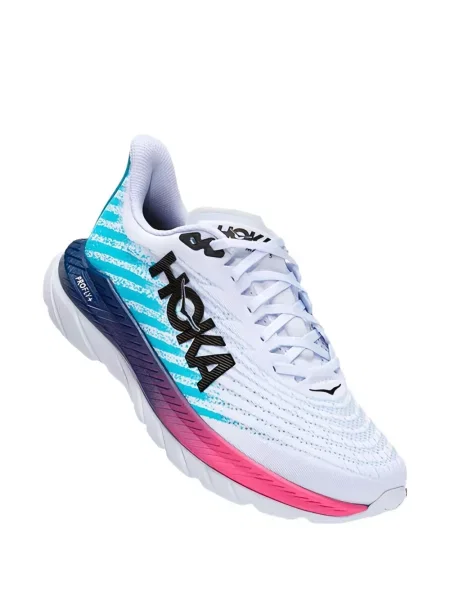 Sneakerși Hoka cu imagine alb