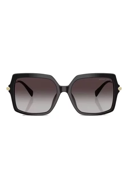 Ochelari de soare Michael Kors cu imprimeu geometric negru