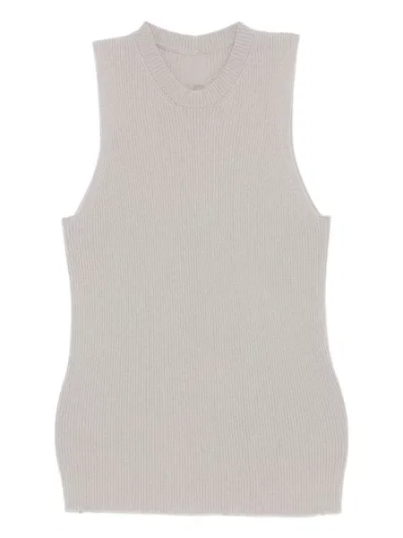 Vestă Rick Owens de lână gri