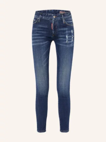 Skinny Džíny navy blue modré