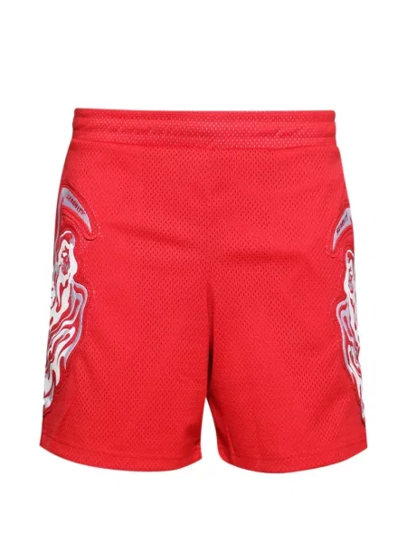 Pantaloni scurți Warren Lotas plasă roșu