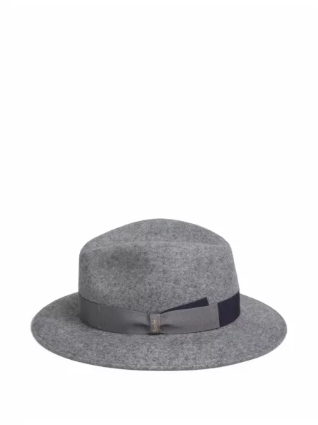 Шапка с периферия Borsalino сиво