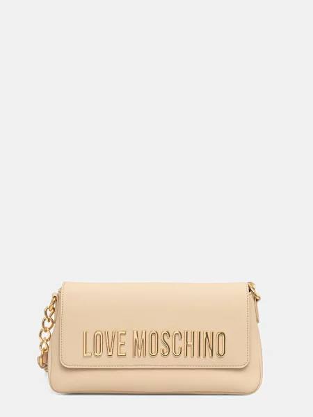 Geantă LOVE MOSCHINO bej