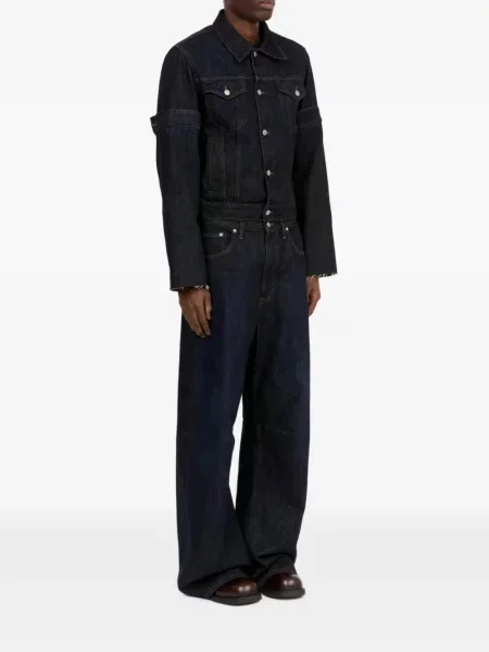 Geacă de blugi Mm6 Maison Margiela albastru