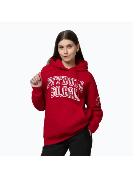 Bluză pentru femei Pitbull Fiora Hooded wild red roșu