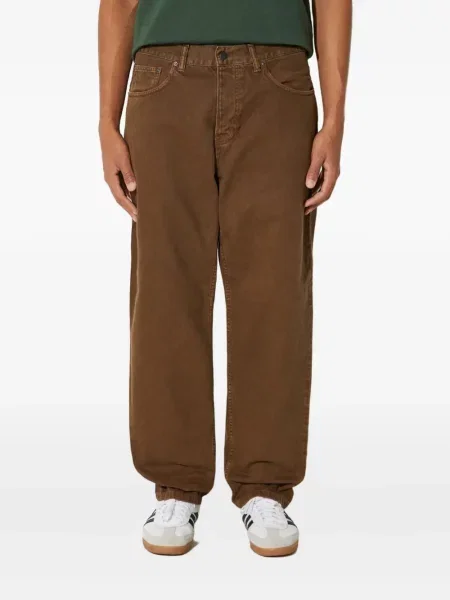 Дънки Carhartt Wip кафяво