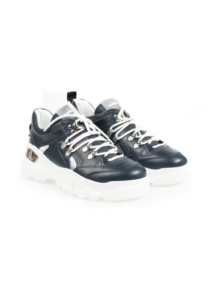 Sneakersy Baldinini skórzane niebieskie