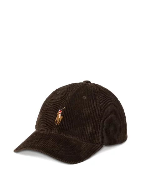 Ριγέ polo Polo Ralph Lauren με κουκούλα με αυτόγραφο λευκό