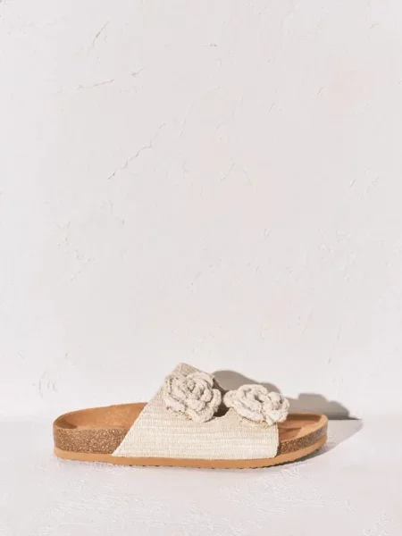 Women'secret natikače za žene MMT FLOWER BIO GREEN zelena