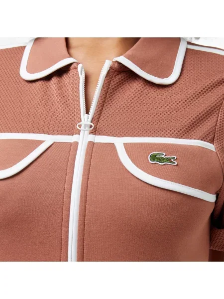 Классическое платье Lacoste коричневое