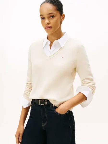 Tommy Hilfiger De lână pulover bej