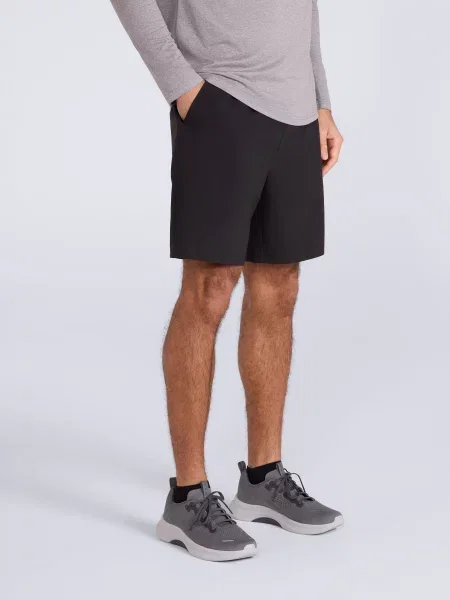 Albie Stretch Active spodenki Black czarne