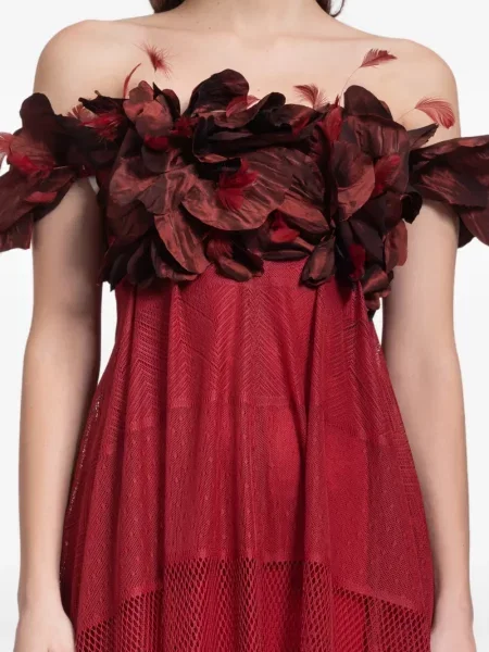 Rochie maxi Gemy Maalouf roșu