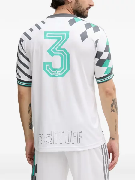 Pantaloni Adidas tricotate cu autograf alergare albastru