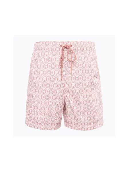 Шорти для купання Tommy Hilfiger SF Medium Drawstring Print laurel teaberry blossom