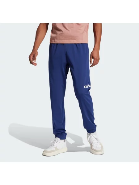 Spodnie Essentials Linear Single Jersey białe