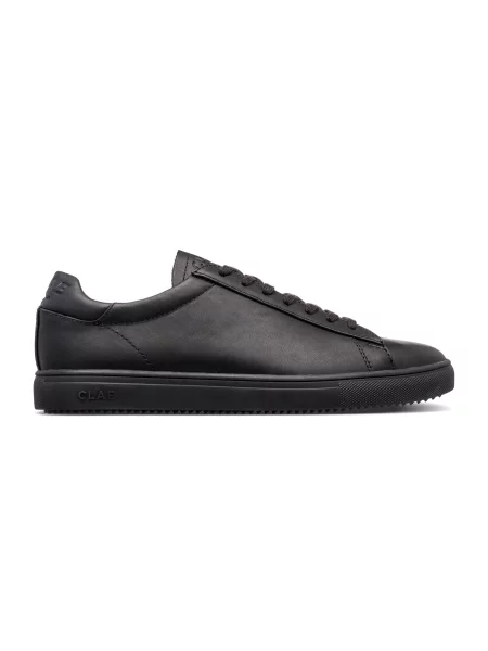 Clae Bradley Black Water Repellent Leather Mężczyźni Buty sportowe Clae Size: 7 czarny