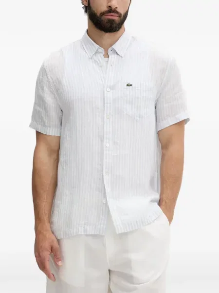 Scurt cămașă Lacoste alb