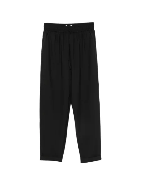Pantaloni Psophia conici cu cordon negru