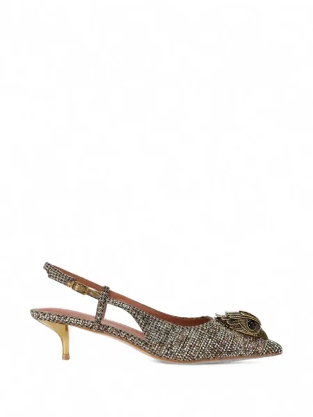 Pantofi cu toc Kurt Geiger London gri