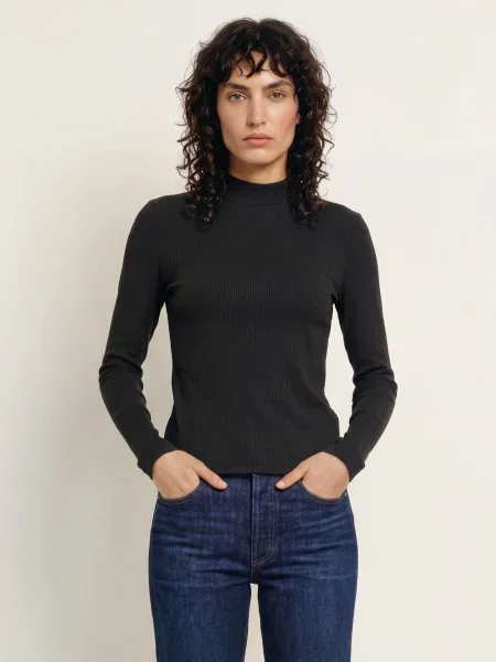 Calvin Klein Tričko S Dlouhým Rukávem černá