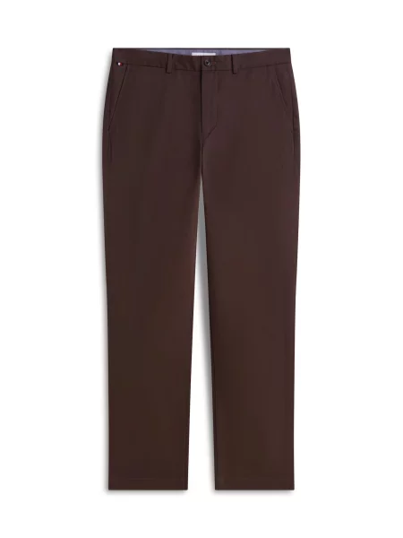 TOMMY HILFIGER Chino nohavice DENTON ESSENTIAL' hnedá