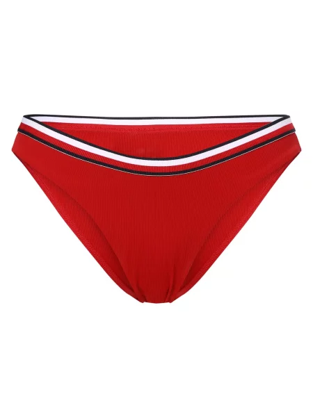 Tommy Hilfiger figi bikini Kobiety jednolity L czerwony