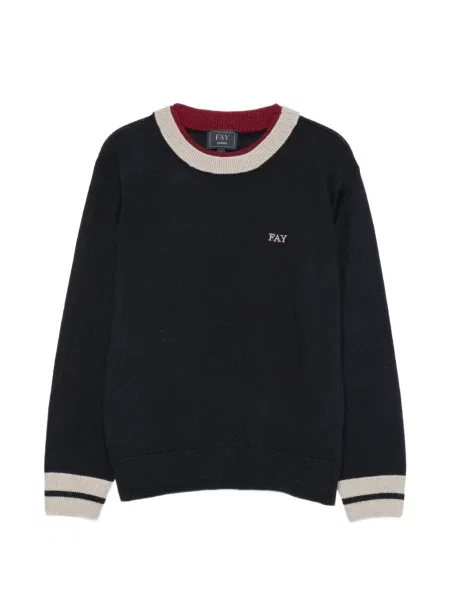 Sweter dziecięcy Fay czarny
