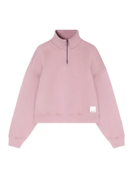 Bluza Emporio Armani z dżerseju z logo różowa