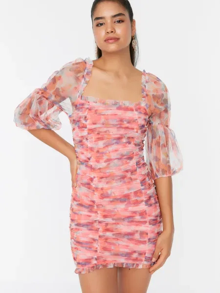 Rochie de seară Trendyol roz