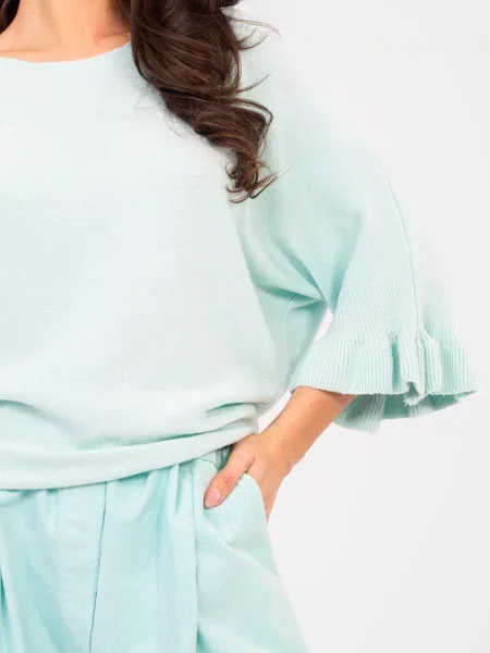 Pulover Italy Moda albastru