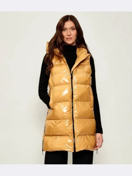 Pinko Vestă GRAFFETTA bej