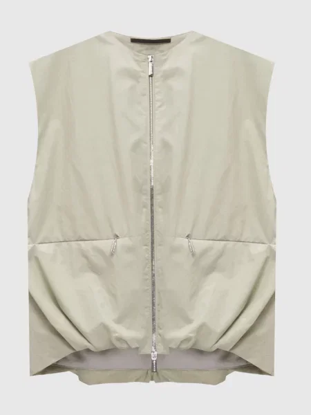 Жилет ZEFY з льоном Moorer зелений