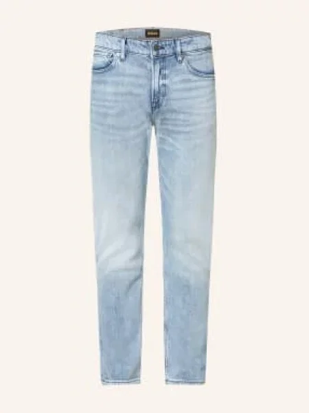 Boss Džíny Onyx Straight Fit bright blue modré