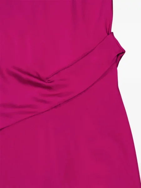 Rochie Stella Mccartney din satin drapată roz
