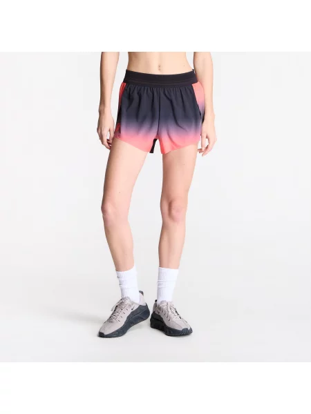 Pantaloni scurți Nike AeroSwift Dri-FIT ADV 3" Brief-Lined Running Shorts Black/ Bright Crimson/ Metallic Silver L negru