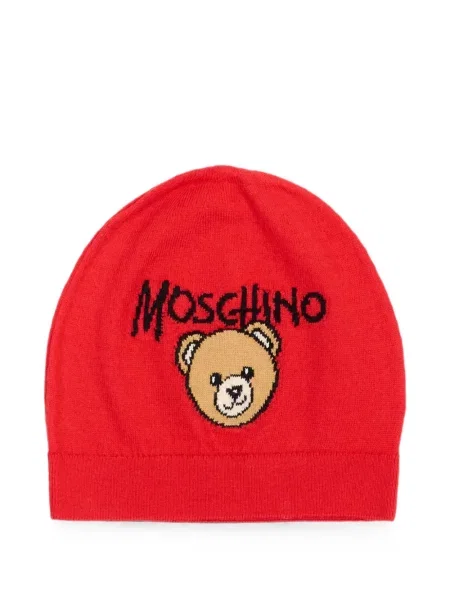 Czapka dziecięca Moschino czerwona