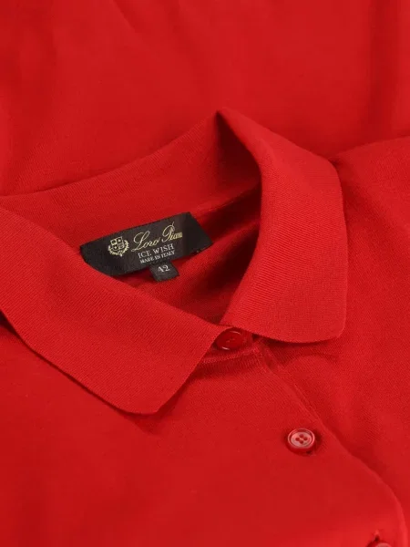 Tricou polo Loro Piana roșu