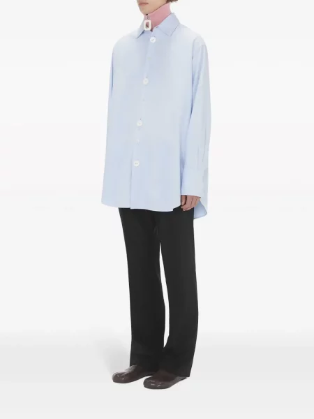 Siuvinėta marškiniai Jw Anderson mėlyna