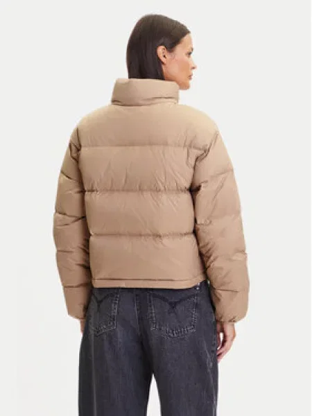 Calvin Klein Jeans Pūkinė striukė Graphic Logo smėlio