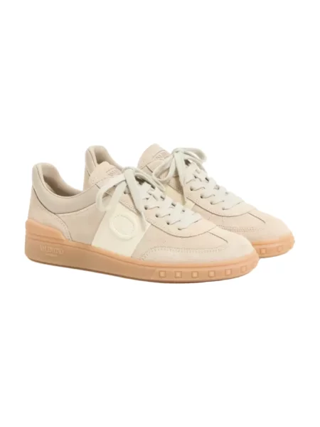 Sneakersy Valentino skórzane szare