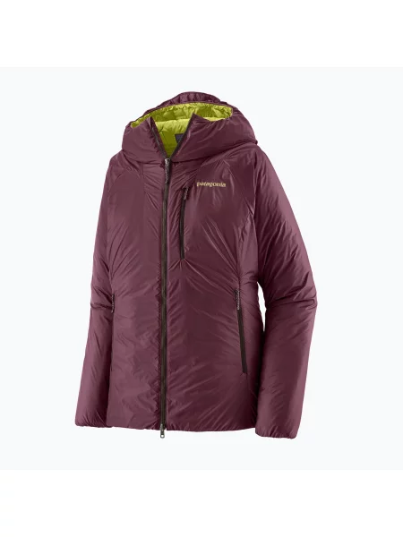 Geacă izolată pentru femei Patagonia Das Light Hoody berry fig