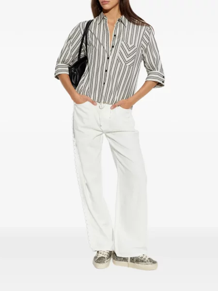 Blugi Rag & Bone cu cordon alb